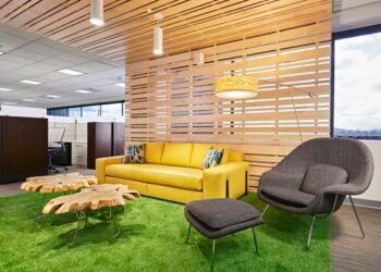 home decoration with artificial grass