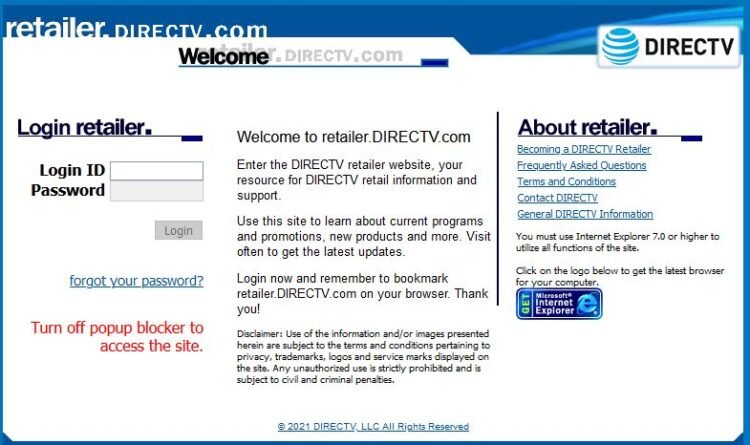 Retailer directv Login Complete Guide To Login Barlecoq