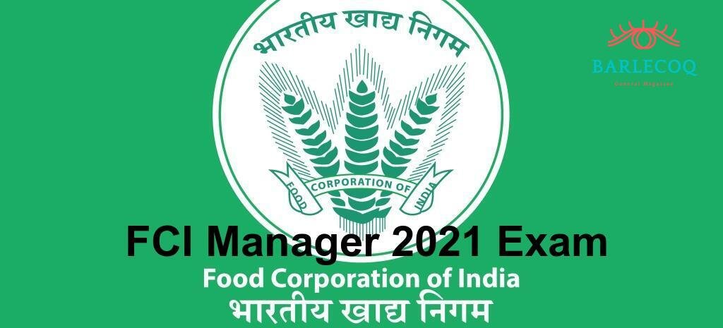 FCI Manager 2021 Exam