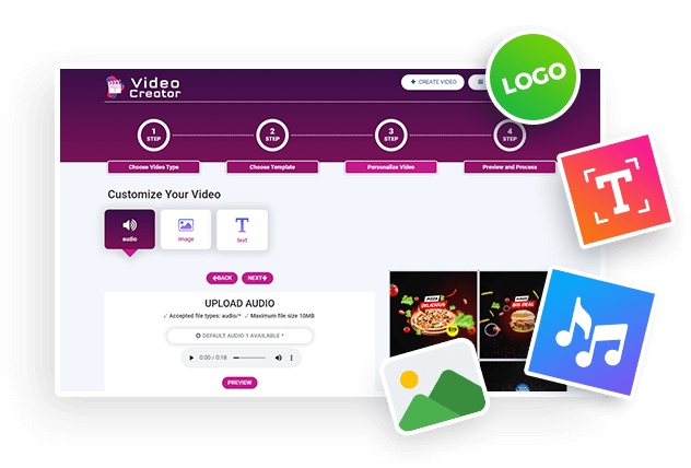 transform pictures to video