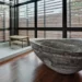 Stone bathtub