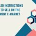 A Detailed instructions on how to sell on the Government e-Market