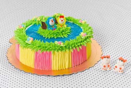 Trendy Cartoon Cake